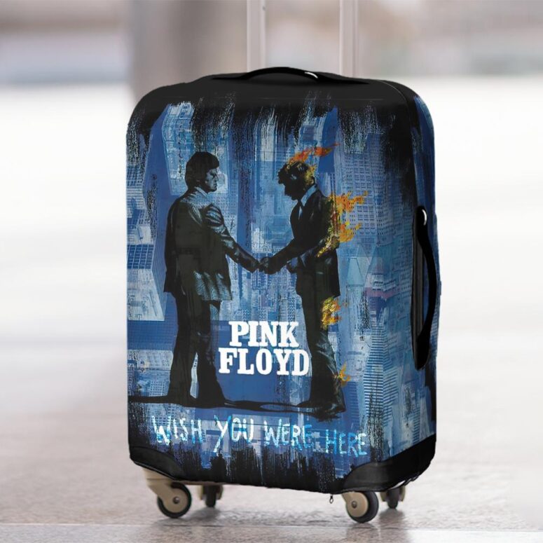 Pink Floyd Wish You Were Here Trippy Luggage Cover