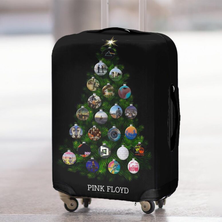 Pink Floyd Holiday Tree Luggage Cover