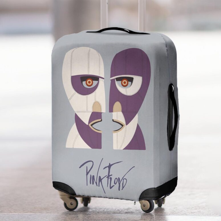 Pink Floyd Minimalist Division Bell Luggage Cover Pink Floyd Minimalist Division Bell Luggage Cover