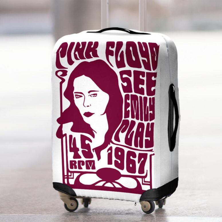 Pink Floyd See emily play 1967 Luggage Cover