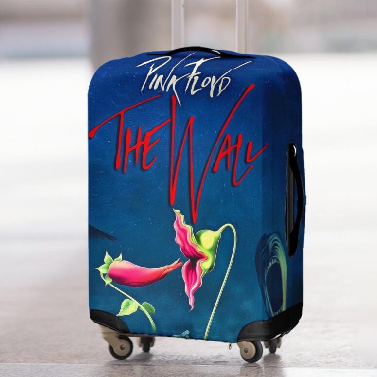The Wall Hammer Flower Screaming Face Pink Floyd Luggage Cover The Wall Hammer Flower Screaming Face Pink Floyd Luggage Cover