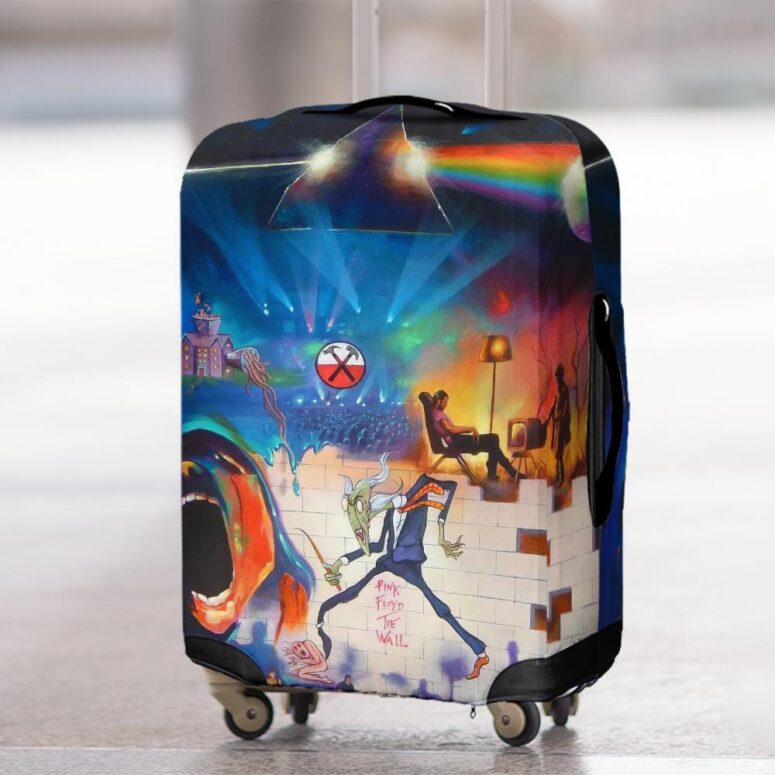 Pink Floyd The Wall Dark Side of The Moon Fine Art Luggage Cover Pink Floyd The Wall Dark Side of The Moon Fine Art Luggage Cover