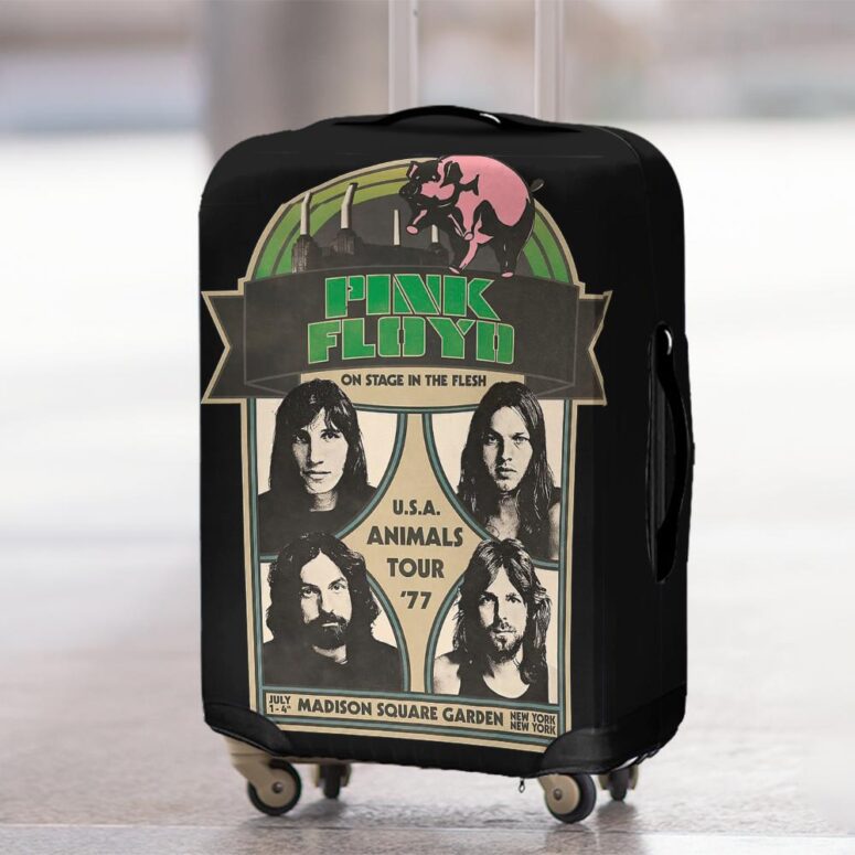 Pink Floyd on stage in the flesh Animals Tour 1977 Luggage Cover Pink Floyd on stage in the flesh Animals Tour 1977 Luggage Cover