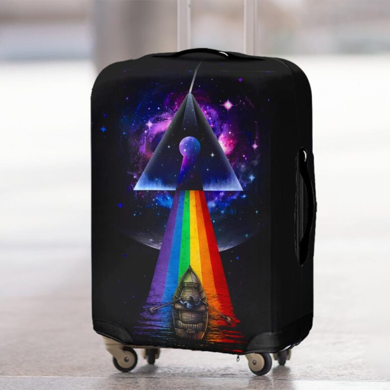 The Endless River x Dark side of the moon Pink Floyd Luggage Cover The Endless River x Dark side of the moon Pink Floyd Luggage Cover