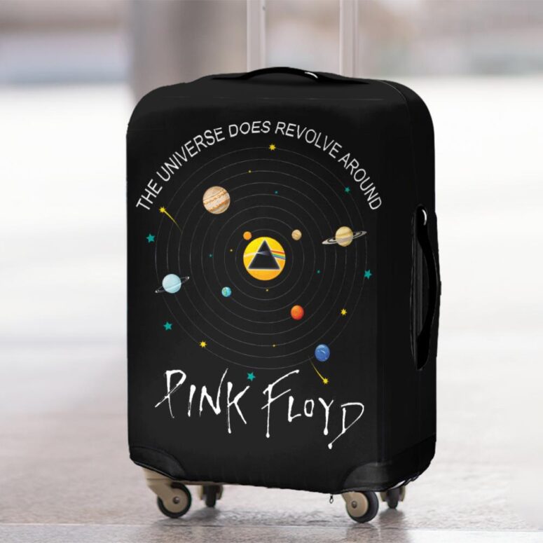 The Universe does Revolve Around Pink Floyd Luggage Cover The Universe does Revolve Around Pink Floyd Luggage Cover