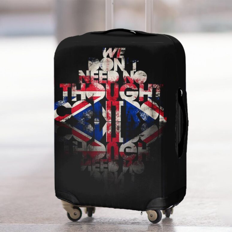 We Dont Need No Thought Control Pink Floyd Luggage Cover We Dont Need No Thought Control Pink Floyd Luggage Cover