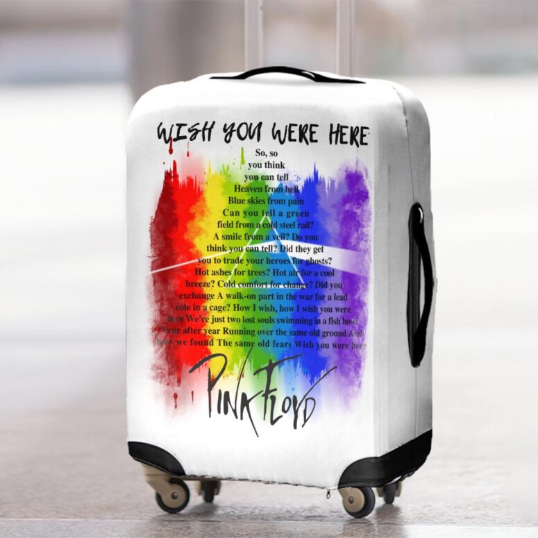 Wish You were here lyric Art Pink Floyd Luggage Cover Wish You were here lyric Art Pink Floyd Luggage Cover