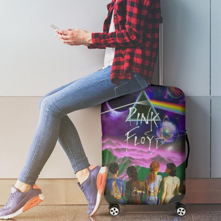 Album Illustration DSOTM Pink Floyd Luggage Cover Album Illustration DSOTM Pink Floyd Luggage Cover