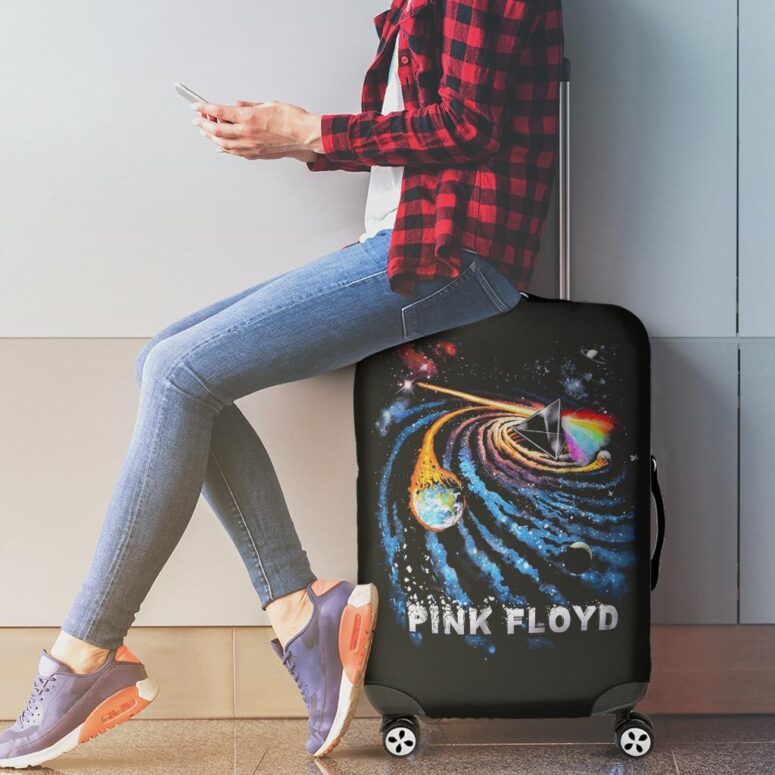 DSOTM Universe of Chaos Pink Floyd Luggage Cover DSOTM Universe of Chaos Pink Floyd Luggage Cover