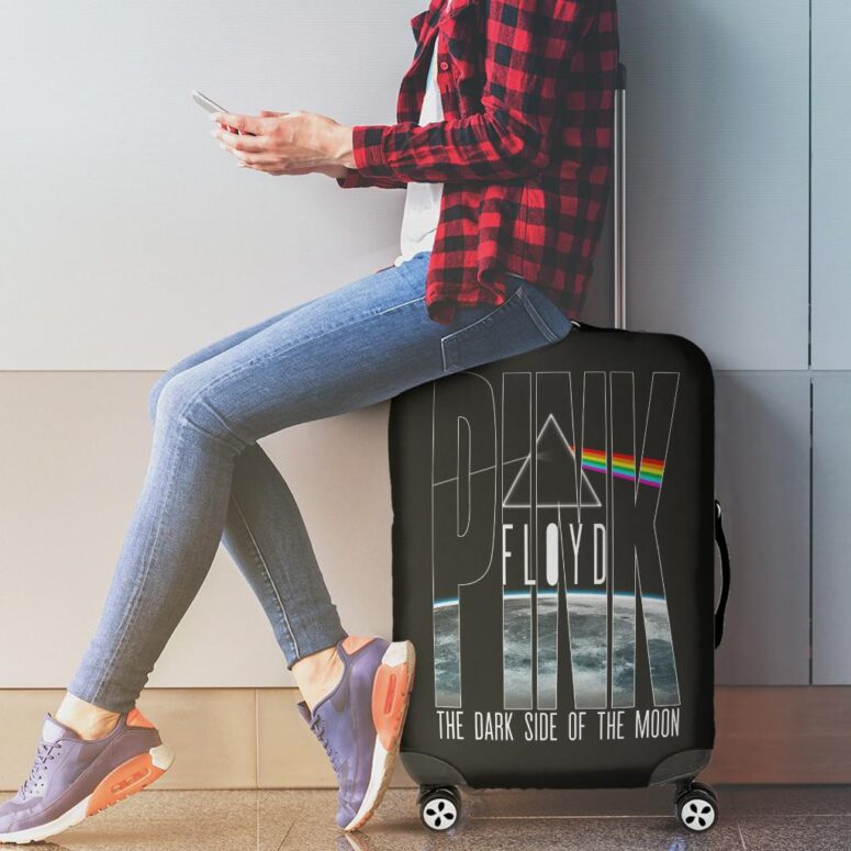 Dark Side Of The Moon Pink Floyd Rainbow Prism Luggage Cover