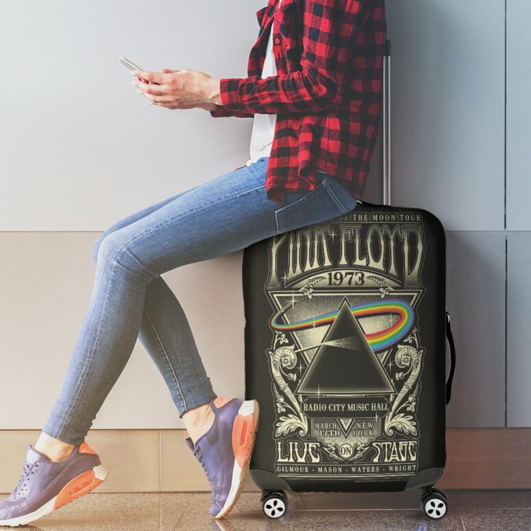 Dark Side of The Moon Tour 1973 Radio City Music Hall Concert New York Pink Floyd Luggage Cover