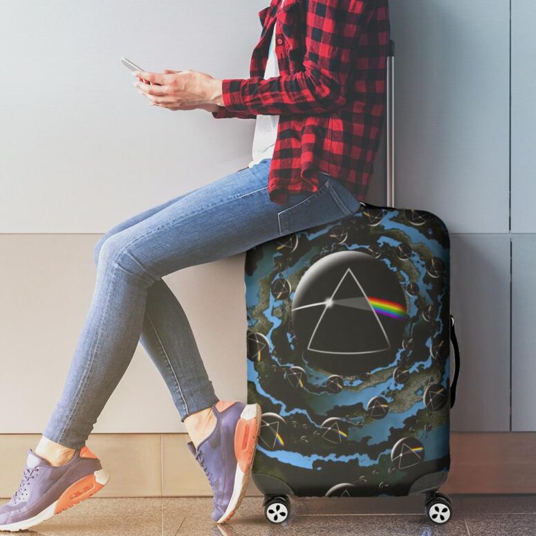 Good bye Blue Sky Dark Side Of the Moon Pink Floyd Luggage Cover
