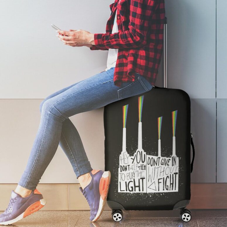 Hey you dont help them to bury the light Dont give in without a fight Pink Floyd Luggage Cover Hey you dont help them to bury the light Dont give in without a fight Pink Floyd Luggage Cover