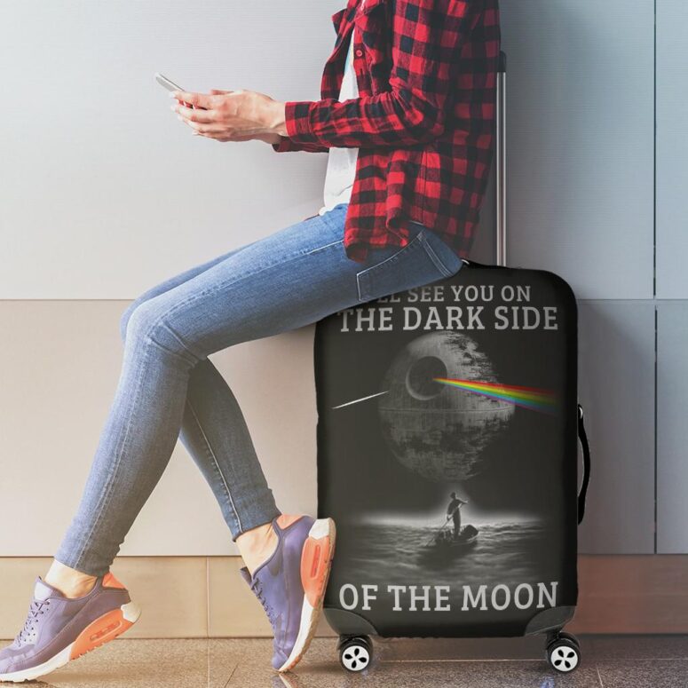 Ill see you on the dark side of the moon Pink Floyd Luggage Cover