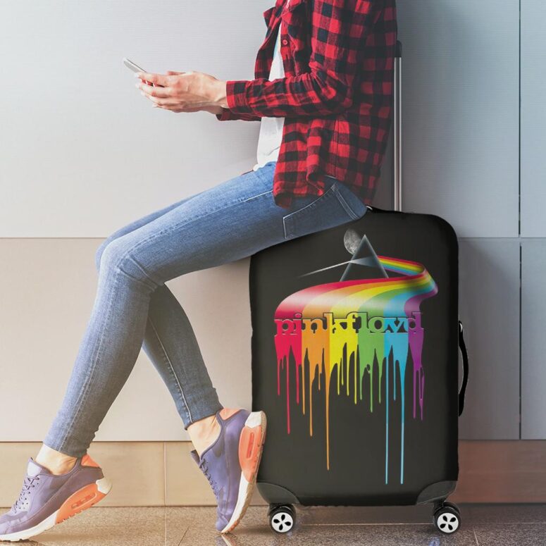 Pink Floyd Dripping Darkside Luggage Cover