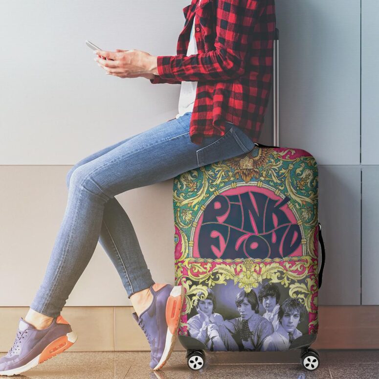 Pink Floyd Marquee Club 1967 Poster Luggage Cover Pink Floyd Marquee Club 1967 Poster Luggage Cover