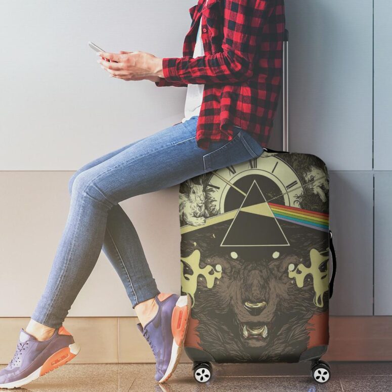 Pink Floyd October 13 1973 Vienna Austria Luggage Cover Pink Floyd October 13 1973 Vienna Austria Luggage Cover
