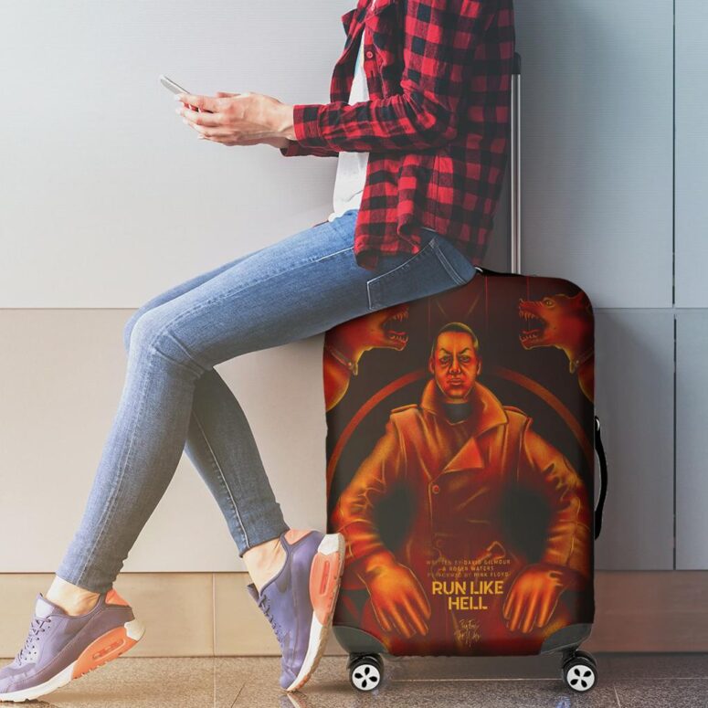 Run Like Hell Fan Art Pink Floyd Luggage Cover Run Like Hell Fan Art Pink Floyd Luggage Cover