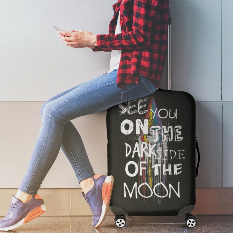 See You On The Dark Side of the moon Pink Floyd Luggage Cover