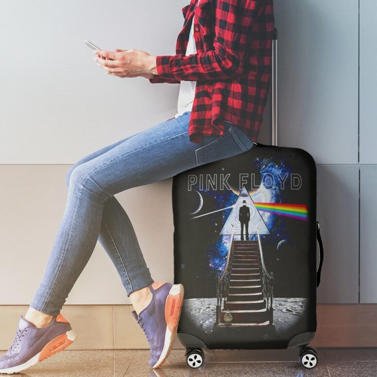 Stairway To The Moon Pink Floyd Luggage Cover
