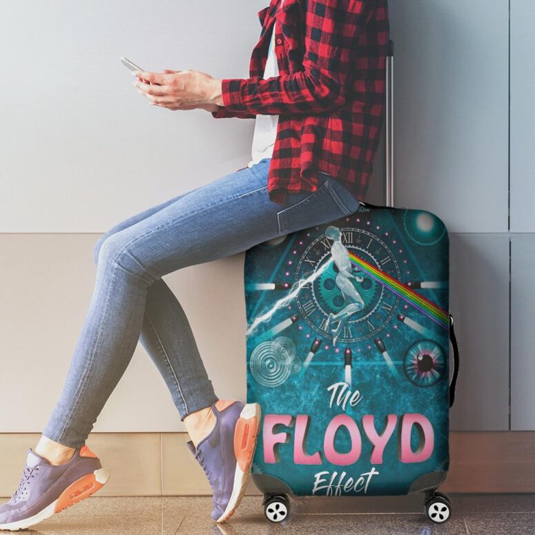 The Floyd Effect Pink Floyd Luggage Cover The Floyd Effect Pink Floyd Luggage Cover