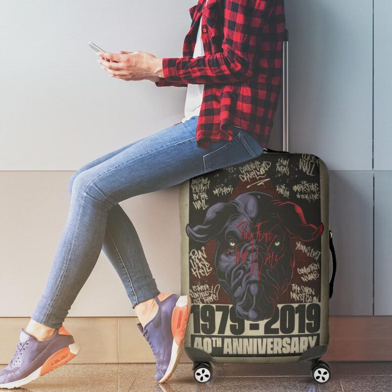 The Wall 40th Anniversary Fan Pink Floyd Posters Luggage Cover The Wall 40th Anniversary Fan Pink Floyd Posters Luggage Cover