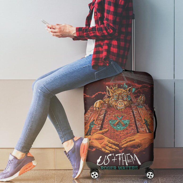 US x Them American Tour Pink Floyd Luggage Cover US x Them American Tour Pink Floyd Luggage Cover