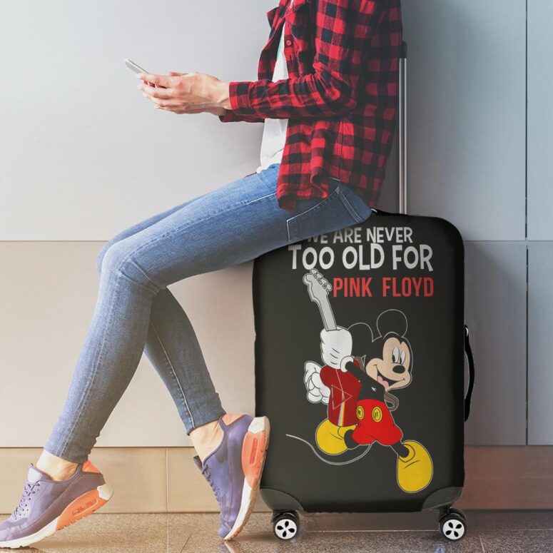We are never too old for Pink Floyd Luggage Cover We are never too old for Pink Floyd Luggage Cover