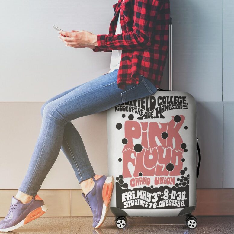Westfield College Hampstead Concert 1968 Pink Floyd Luggage Cover Westfield College Hampstead Concert 1968 Pink Floyd Luggage Cover