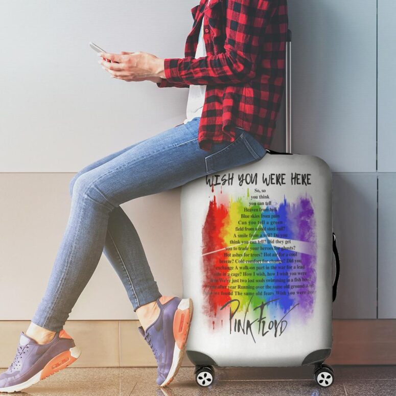Wish You were here lyric Art Pink Floyd Luggage Cover Wish You were here lyric Art Pink Floyd Luggage Cover
