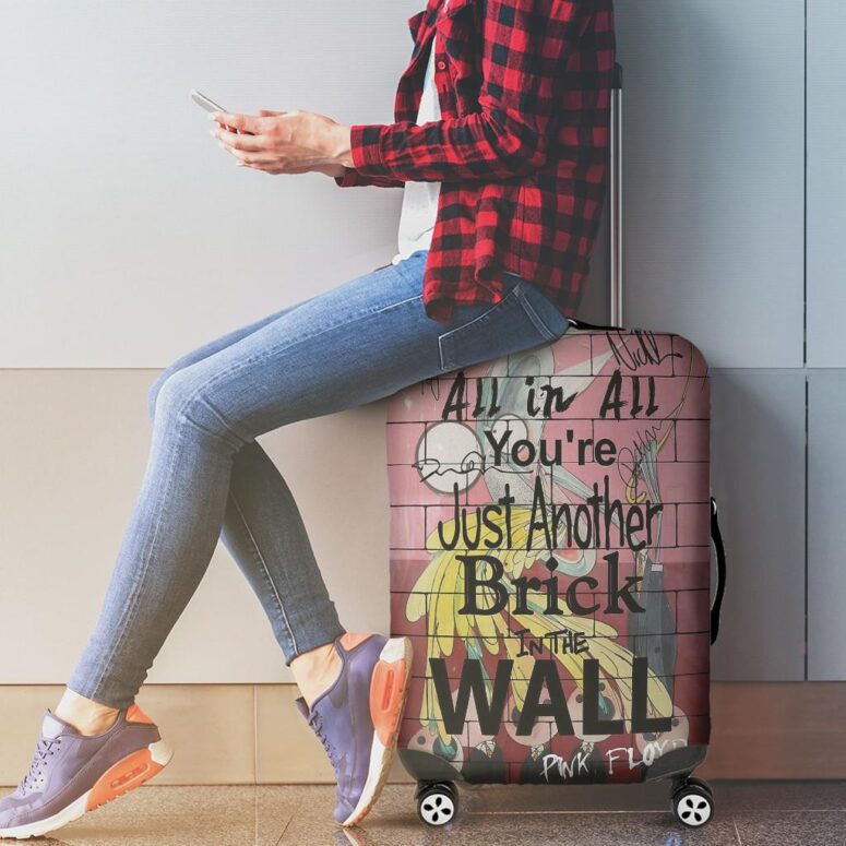 You Are Just Another Brick In The Wall Signature Pink Floyd Luggage Cover