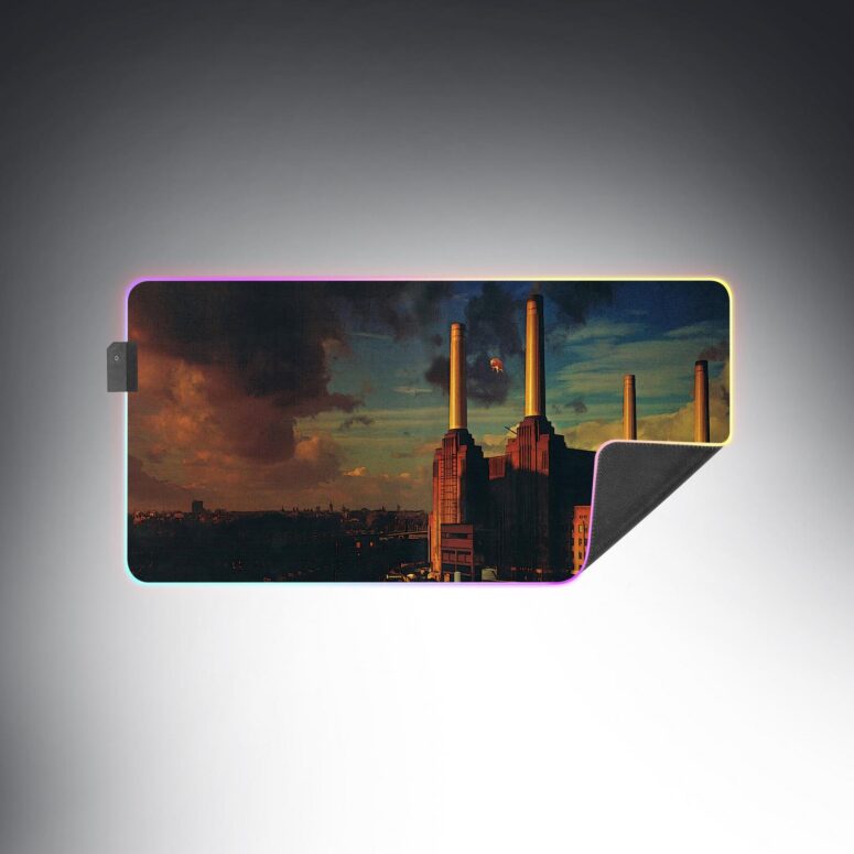 Animals Album Cover 1977 Magic RGB Pink Floyd Luminous Mouse Pad Led Animals Album Cover 1977 Magic RGB Pink Floyd Luminous Mouse Pad Led