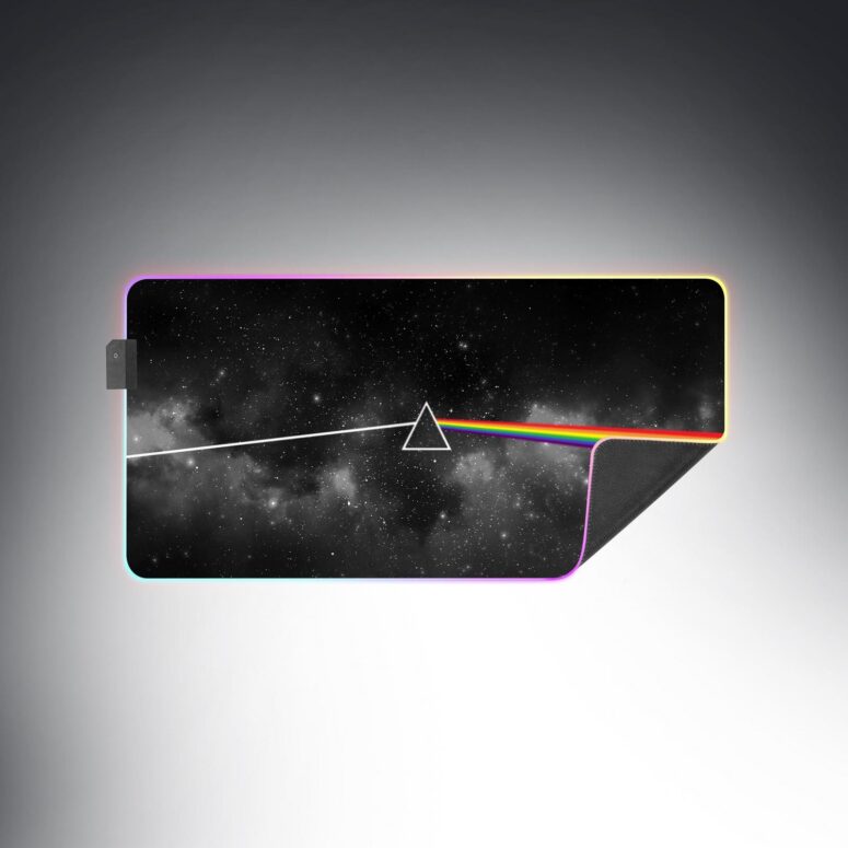 Dark Side Of The Moon Art Black Magic RGB Pink Floyd Luminous Mouse Pad Led Dark Side Of The Moon Art Black Magic RGB Pink Floyd Luminous Mouse Pad Led