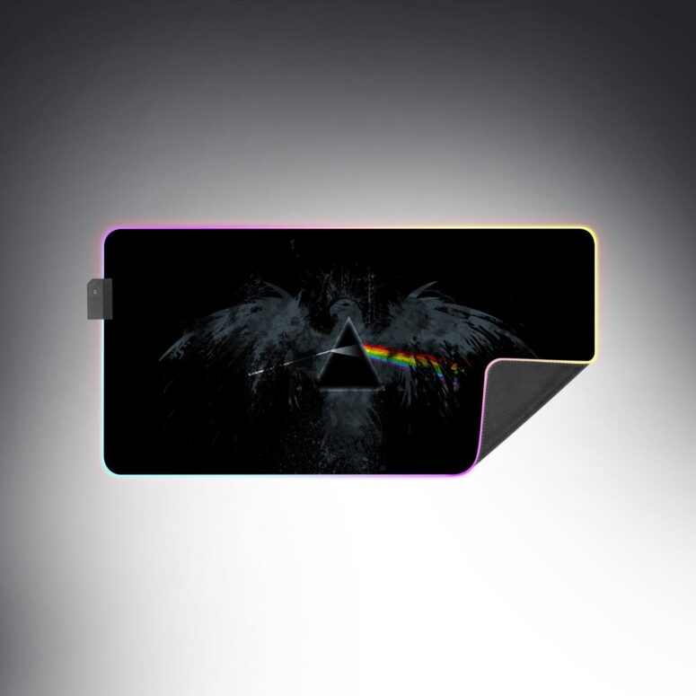 Dark Side Of The Moon Eagle Art Magic RGB Pink Floyd Luminous Mouse Pad Led Dark Side Of The Moon Eagle Art Magic RGB Pink Floyd Luminous Mouse Pad Led