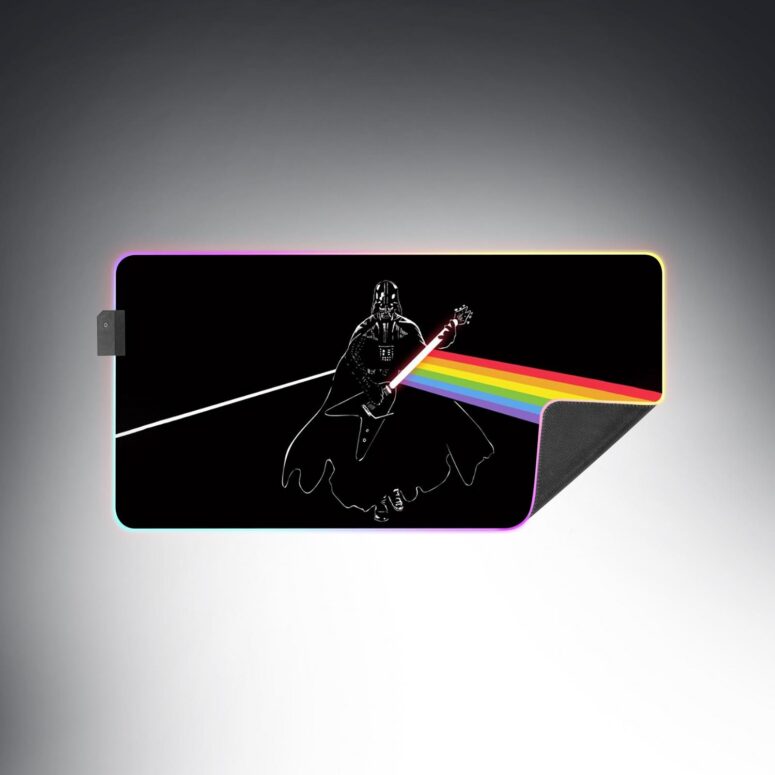 Darth Vader of The Moon Magic RGB Pink Floyd Luminous Mouse Pad Led Darth Vader of The Moon Magic RGB Pink Floyd Luminous Mouse Pad Led