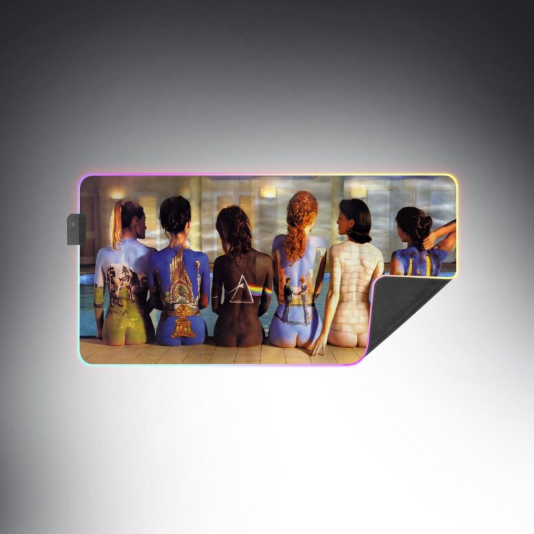 Pink Floyd Back Art Magic RGB Luminous Mouse Pad Led Pink Floyd Back Art Magic RGB Luminous Mouse Pad Led