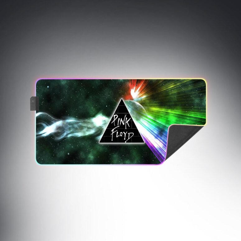Dark Side Of Moon Galaxy Green Magic RGB Pink Floyd Luminous Mouse Pad Led Dark Side Of Moon Galaxy Green Magic RGB Pink Floyd Luminous Mouse Pad Led