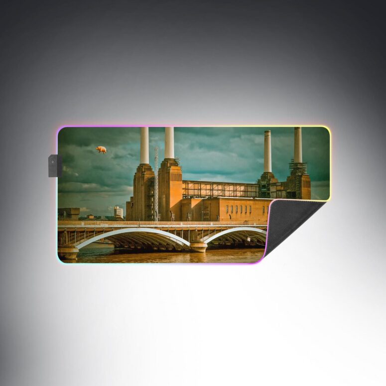 Flying Pig at Battersea Power Station Magic RGB Pink Floyd Luminous Mouse Pad Led Flying Pig at Battersea Power Station Magic RGB Pink Floyd Luminous Mouse Pad Led