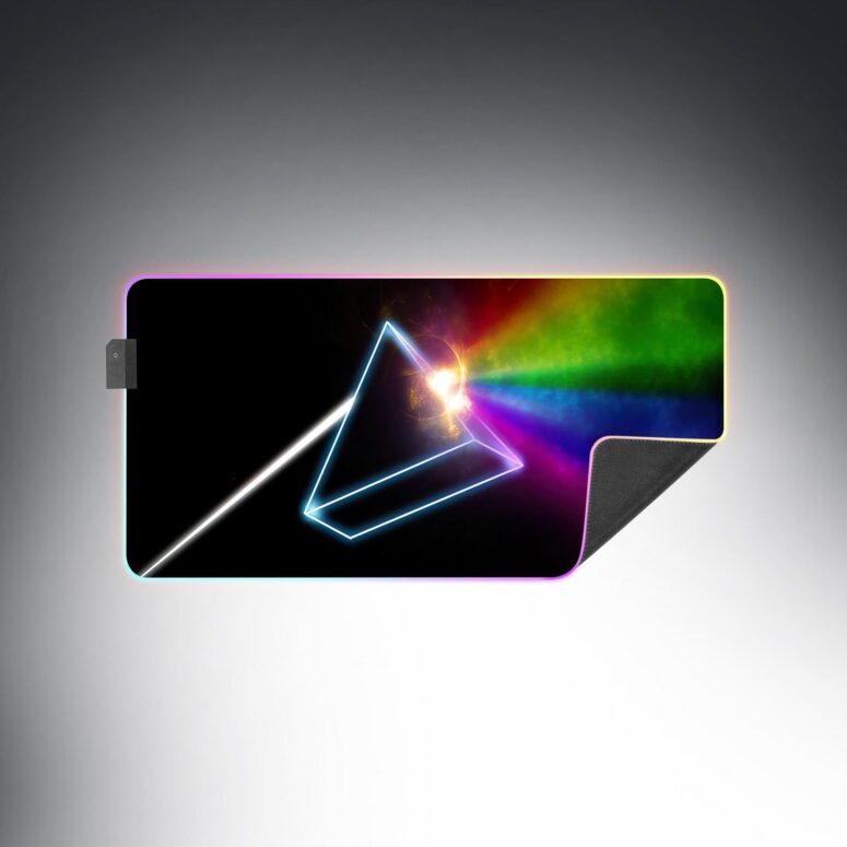 The Dark Side Of The Moon Art Magic RGB Pink Floyd Luminous Mouse Pad Led The Dark Side Of The Moon Art Magic RGB Pink Floyd Luminous Mouse Pad Led
