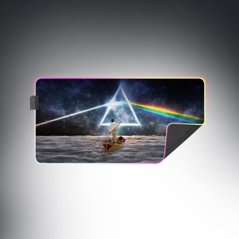 The Endless River x DSOTM Magic RGB Pink Floyd Luminous Mouse Pad Led The Endless River x DSOTM Magic RGB Pink Floyd Luminous Mouse Pad Led