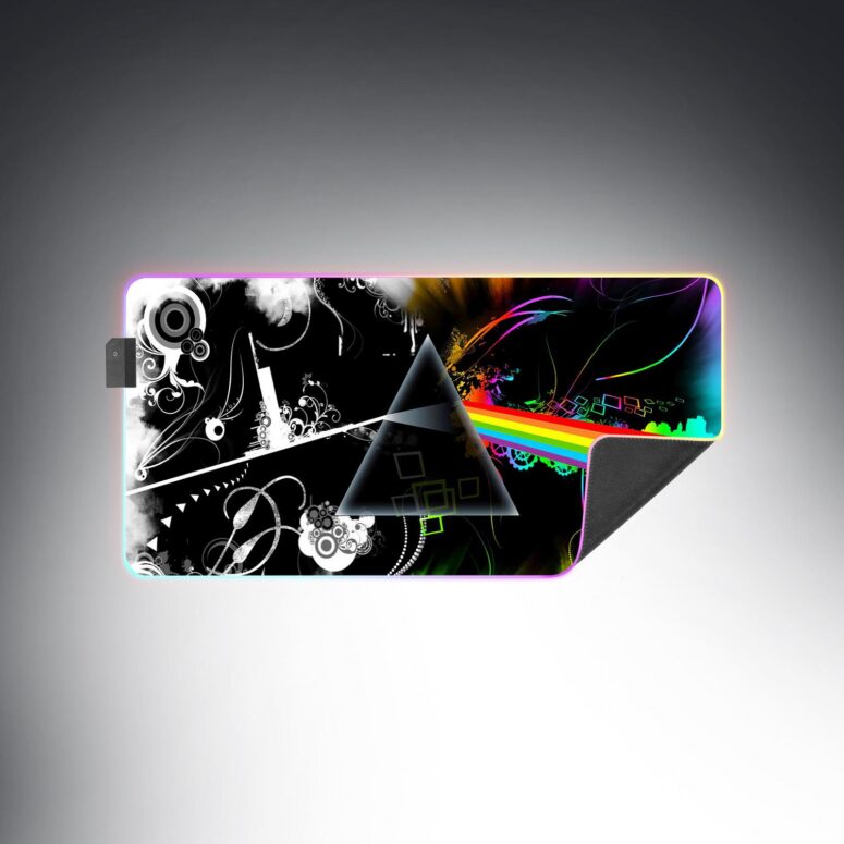 Universe Pink Floyd Wall Art Magic RGB Luminous Mouse Pad Led Universe Pink Floyd Wall Art Magic RGB Luminous Mouse Pad Led