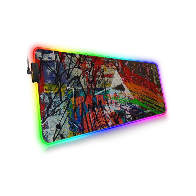 Dark Side Of The Moon Painting Stretched Magic RGB Pink Floyd Luminous Mouse Pad Led Dark Side Of The Moon Painting Stretched Magic RGB Pink Floyd Luminous Mouse Pad Led