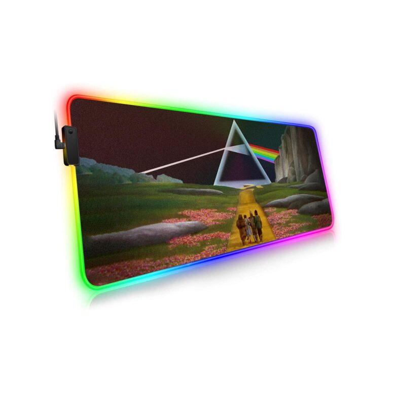 Dark Side of the Rainbow x Wizard of Oz at The Logan Theatre Magic RGB Pink Floyd Luminous Mouse Pad Led
