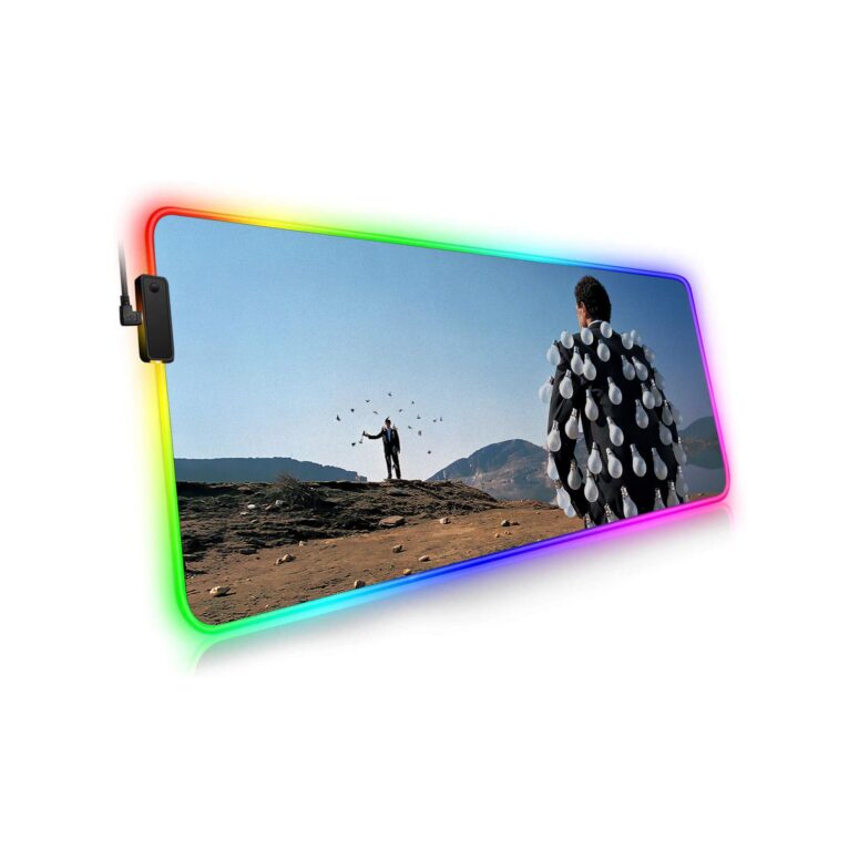 Delicate Sound Of Thunder Magic RGB Pink Floyd Luminous Mouse Pad Led