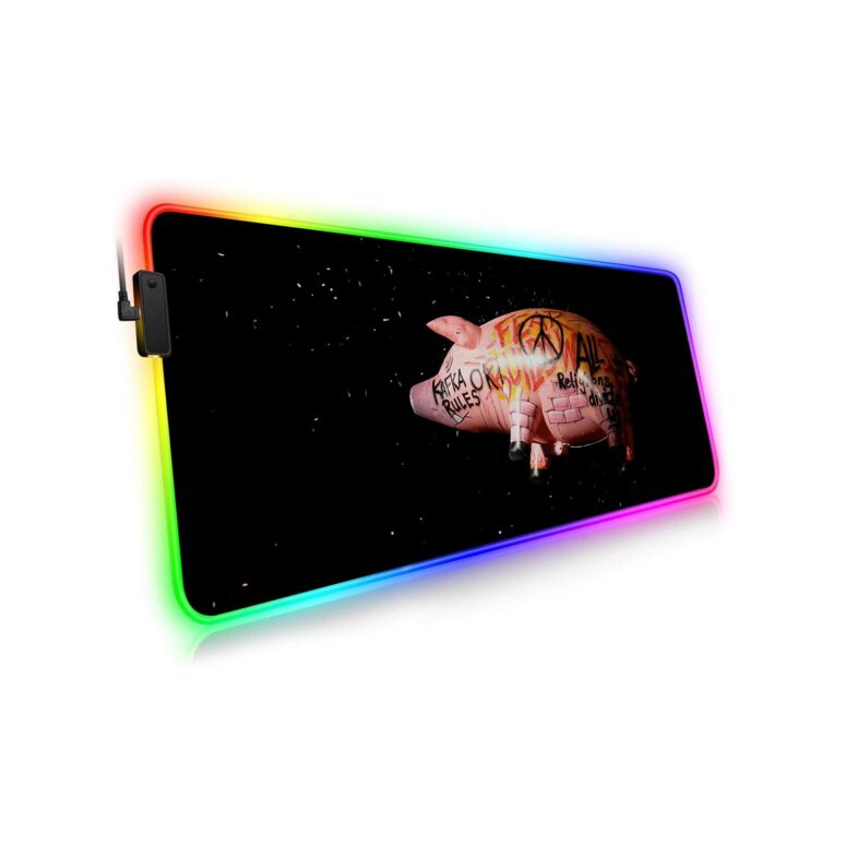 Pink Floyds Flying Pig Magic RGB Luminous Mouse Pad Led Pink Floyds Flying Pig Magic RGB Luminous Mouse Pad Led