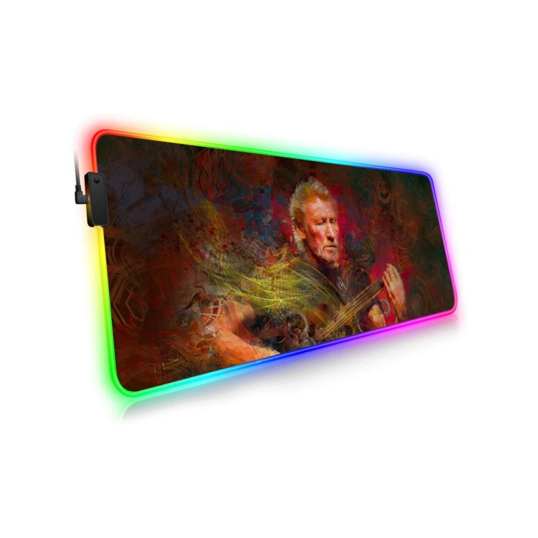 Roger Waters Digital Painting Magic RGB Pink Floyd Luminous Mouse Pad Led Roger Waters Digital Painting Magic RGB Pink Floyd Luminous Mouse Pad Led