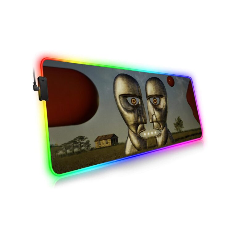 The Division Bell Fan Art Magic RGB Pink Floyd Luminous Mouse Pad Led The Division Bell Fan Art Magic RGB Pink Floyd Luminous Mouse Pad Led