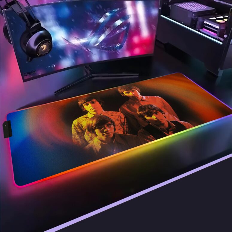 1965 Their First Recordings Pink Floyd Magic RGB Luminous Mouse Pad Led 1965 Their First Recordings Pink Floyd Magic RGB Luminous Mouse Pad Led