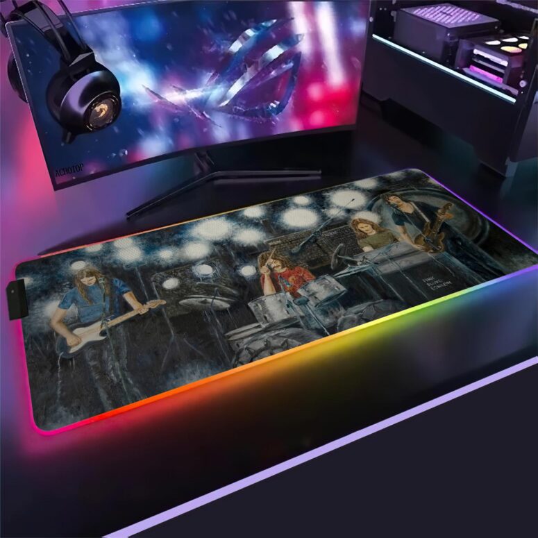 Magic at Pompeii Magic RGB Pink Floyd Luminous Mouse Pad Led Magic at Pompeii Magic RGB Pink Floyd Luminous Mouse Pad Led
