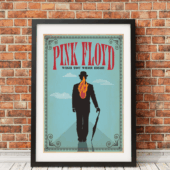 Pink Floyd Poster - Gentleman Wish You Were Here 1975 Albums